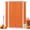 Orange, variant on Burnt Orange Striped Shower Curtains for Bathroom, Farmhouse Modern Vertical Lines Waterproof Fabric Shower Curtain, Decorative Bathroom Curtain for Bathtub, 72"x72", No Hooks Included