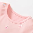 thumbnail image 5 of DuoJiaJ Robe en Dentelle pour Fille Robes d'Été Manches Courtes à Volants Évasée Midi Décontractée pour 2 à 7 Ans Taille 2-3 Ans, 5 of 5