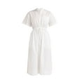 thumbnail image 5 of Free Assembly Women's and Women's Plus Cotton Double Tie Utility Midi Dress with Short Sleeves, Sizes XS-4X, 5 of 5