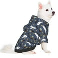 thumbnail image 5 of Cauagu Halloween A Pattern Winter Pet Hoodie Sweatshirts- Dog Hoodie Sweater with Leash Hole - Cute Dog Hoodie - Pet Clothes Puppy Cat Custume -Small, 5 of 8