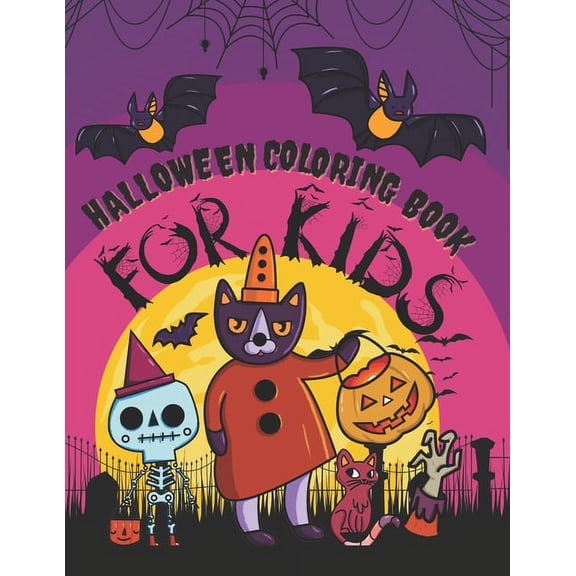 Halloween coloring book for kids : Halloween coloring pages for kids - Creative kids Halloween coloring book - 20 Halloween coloring pages - Halloween gift for kids (Paperback)