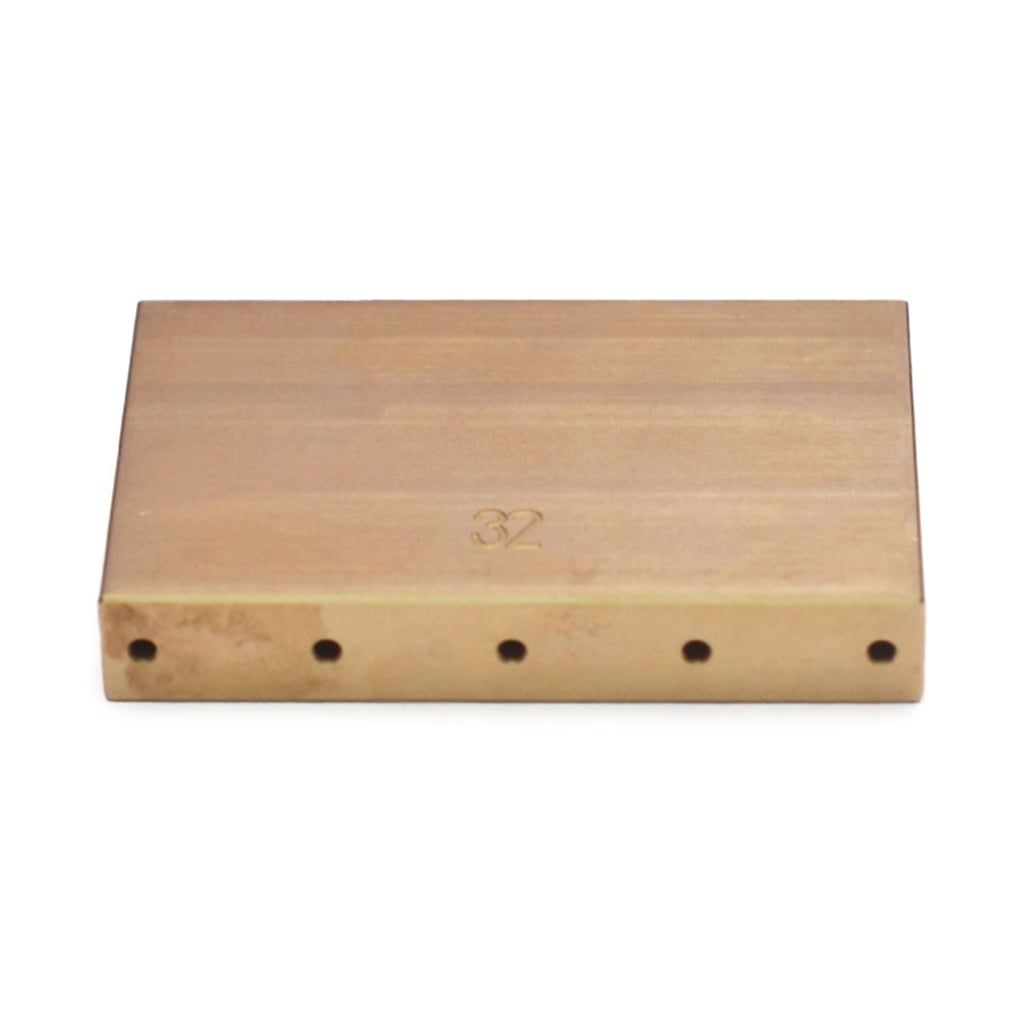 WINDLAND Solid Brass Tremolo Block for Floyd Rose Style Locking Tremolo Bridge Electric Guitar, 32/34/37/42mm Tall Tremolo Block