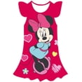thumbnail image 1 of Vestido de Mickey a la moda de Disney para niñas, vestidos hermosos de Minnie Mouse de dibujos animados, ropa de princesa, ropa de fiesta para niños de 1 a 10 años 6T Gao Jinjia LED, 1 of 2