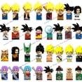 thumbnail image 2 of KT1007 KT1009 KT1011 KT1020 KF6142 Dragon Ball Z Goku Vegeta Trunks Kuririn Mini figuras de juguete de acción niños ensamblar muñecas regalos Dengxun unisex, 2 of 2