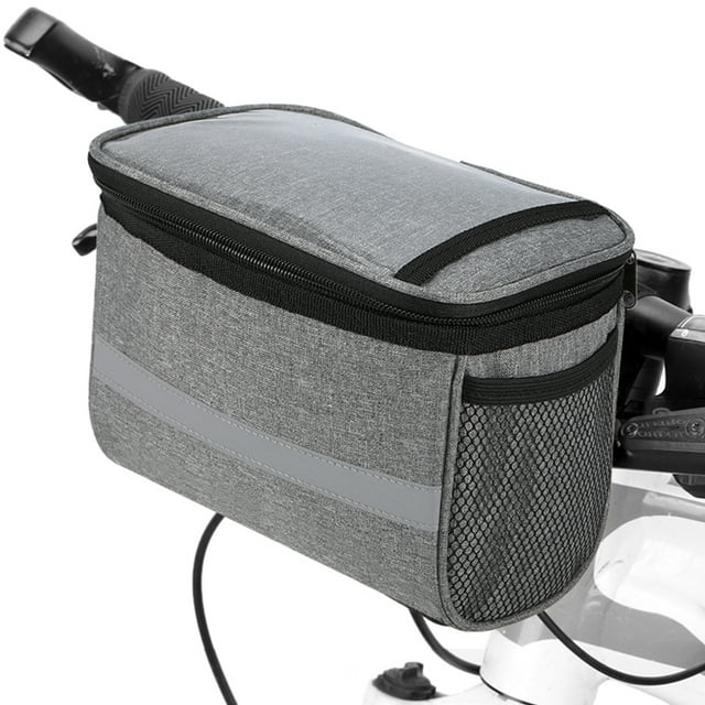 Bolsa para bicicleta Bolsa delantera aislada para bicicleta de ciclismo, bolsa para manillar de bici Lixada Bolsa para bicicleta