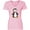 Classic Pink, variant on Inktastic Cute Penguin, Penguin With Red Bow Tie Women's V-Neck T-Shirt