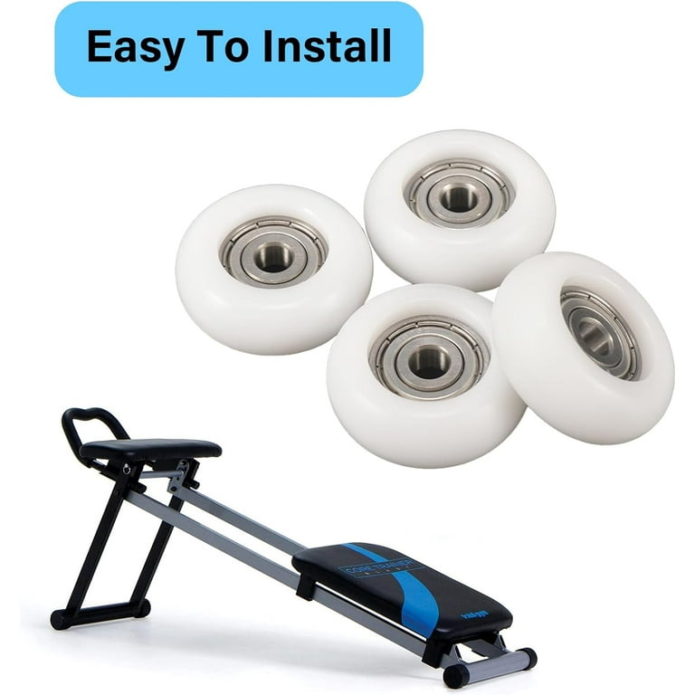 Total Gym Replacement Set of 4 Wheels Rollers for Models 2000 3000 Some 3000 XL and a Few Very Early XL White Walmart