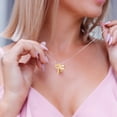 thumbnail image 3 of 100 piezas de aleación para manualidades con forma de lazo, accesorios de joyería (dorados), 3 of 7