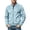 Light Blue, variant on Bomber Jacket for Men Faux Suede Solid Color Ribbed Cuff Fashion Coats Full Zip Casual Regular Fit Flight Jacket with Pocket