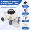 thumbnail image 3 of Washer Drain Pump Compatible with ////Roper, 3 of 5