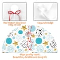 thumbnail image 4 of Sikiie Gold Stars Blue Dots Pattern 30-48 inches {designName} Print Christmas Tree Skirt Snowman Xmas Tree Skirt with Edge Christmas Decorations for Holiday Party-36", 4 of 7