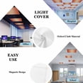 thumbnail image 5 of Red Orange Ombre Fluorescent Light Covers, Modern Gradient Abstract Art Magnetic Light Covers for Ceiling Lights, Fluorescent Ceiling Shade Filters for Classroom Bedroom Office 4x2Ft x 1PCS, 5 of 8