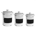 thumbnail image 1 of Ensemble de Boîtes Vintage Noir 3 Pcs, 64 oz/8.75"H, 1 of 3