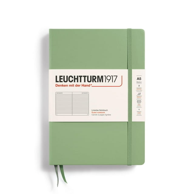Cuaderno LEUCHTTURM1917 Tapa Dura Mediano A5 251 Páginas Rayadas