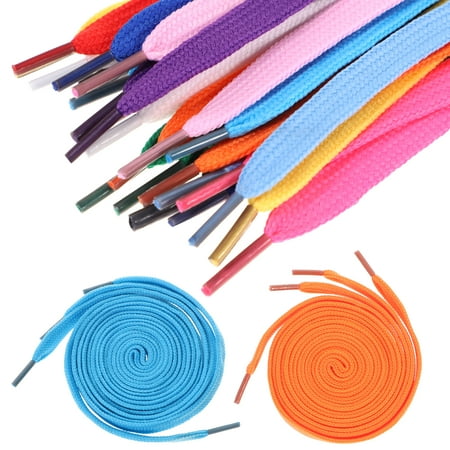12 Pairs Boys  Sneakers Shoe Laces Flat Shoelace Replacement Shoelaces Women Athletic Shoes Sports Shoelaces Toddler