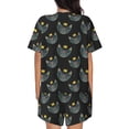 thumbnail image 4 of Womens Pajama Sets With Pocket, Faces Of The Cat Lounge Sets Short Sleeve Sleepwear PJ Sets for Women, 4 of 6