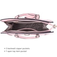 thumbnail image 5 of Bolso de mano Dasein con cinturón y solapa, bolso de hombro, rosa, 5 of 5