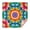 Colorful Tie Dye-1, variant on Colorful Rainbow Tie Dye Spiral Pattern Square Tablecloth,Waterproof Square Table Cover,Wipeable Spillproof Washable Table Cover for Home Kitchen Party Decor 42"X42"(107x107cm)