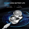 thumbnail image 2 of Mini afeitadora eléctrica portátil, 2023, nueva actualización, mini afeitadoras eléctricas para hombres, afeitadora recargable, fácil de usar con un solo botón para el hogar, viajes en coche, 2 of 5