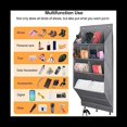 thumbnail image 3 of Over the Door Shoe Organizer, Rack with Extra Deep Pockets, Wall Storage for Closet and Narrow, 3 of 6