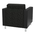 thumbnail image 3 of Pacific Armchair In Dillon Black Vinyl by Office Star, 3 of 5
