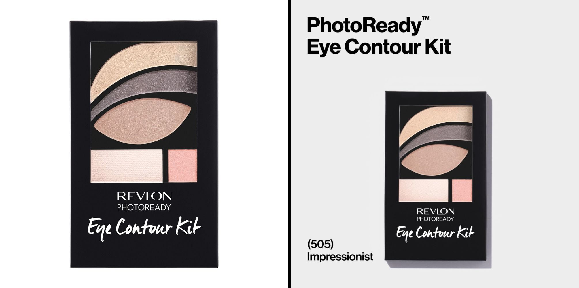 Revlon Eyeshadow Paette 505 Impressionist, 0.01 Oz & Revlon Eyeshadow Paette 523 Rustic, 0.01 Oz