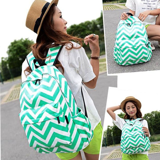 Bolsa Mochila para mujer, mochila informal, mochila escolar, mochilas escolares para adolescentes (verde)-97237.03 Likrtyny Para Estrenar