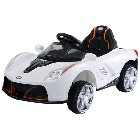 12V Battery Powered Kids Ride On Car RC Remote Control w/ LED Lights (Best Selling Rc Car)