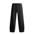 thumbnail image 3 of Qiyinn Man Fashion Casual Comfy Solid Color Loose Summer Drawstring Pockets Pants, 3 of 5