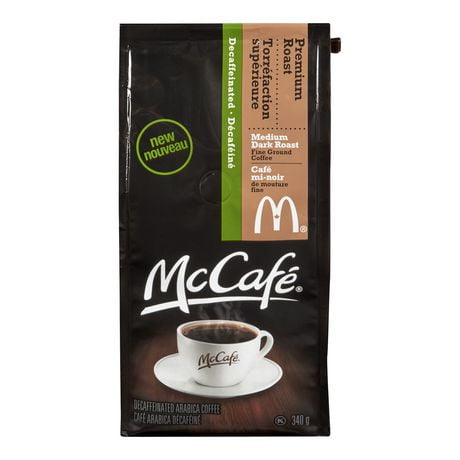 McDonalds McCafe Café Décaféiné Torréfié de Qualité Supérieure, Torréfaction Fine Moyenne, 340 G / 12 Oz