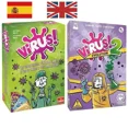 thumbnail image 4 of Virus 1 2 3 Juego de mesa El juego de cartas contagiosamente divertido Versión en español Inglés Francés Juego de fiesta para divertirse Juego familiar, 4 of 5
