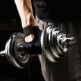 thumbnail image 4 of HaoXun Breathable Mesh Half Finger Workout Gloves for Men and Women - Non-Slip Gym Training Yoga Cycling Weight Lifting Gloves to Prevent Calluses, Black, 4 of 7