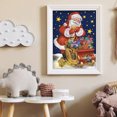 thumbnail image 4 of Santa Claus 5D DIY Diamond Painting Kits Resina Redonda Hugtrwg Para estrenar, 4 of 9