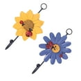 thumbnail image 6 of GOOHOCHY 2Pcs Resin Flower Shape Hat Hooks for Wall Mount Bathroom Towels, 6 of 8
