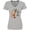 AC-Heather Grey, variant on Inktastic I Live to Hug- Cute Sloth on a Branch Women's V-Neck T-Shirt