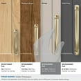 thumbnail image 4 of Amerock Bellamy 5-1/16 inch (128mm) Center-to-Center Golden Champagne Cabinet Pull, 4 of 6