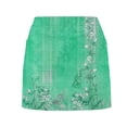thumbnail image 4 of GiLiling Girls Casual Skort Floral Print Mini Skirt Elastic Waist with Built-in Shorts Lightweight Active Skirt for Daily and Play (Mint Green, 7-8 Years), 4 of 6