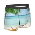 thumbnail image 3 of Haiem Starfish in Beach Men's Boxer Briefs, Every Day Comfort Stretch Cotton Moisture-Wicking Underwear-Large, 3 of 9