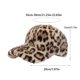 thumbnail image 3 of Guardurnaity Gorra De Béisbol De Felpa Manténgase Acogedor Y Elegante En Climas Fríos Gorra De Béisbol Cálida con Estampado De Leopardo para Sombreros tipo+2, 3 of 6