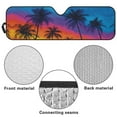 thumbnail image 6 of Uorisanigo Car Windshield Sun Shade, Foldable Summer Coconut Tree Front Window Shade Protect Your Car from Sun Heat & Glare UV Ray, Accessories for Jeep Wrangler, Compass, Gladiator & Renegade, 6 of 7