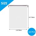 thumbnail image 1 of 10PCS Portable Shoe Storage Drawstring Eco Storage Bag for Sundries Travel Makeup Bag Waterproof Transparent Plastic Storage Bag Transparent, 1 of 6