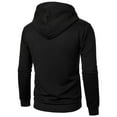 thumbnail image 2 of Futezty Men Hooded Sweatshirts Long Sleeve Casual Pullover Hoodie Waffle Knit Sweatshirt with Pocket, 2 of 4