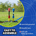 thumbnail image 6 of Stomp Rocket® Original Dueling Rocket Launcher for Kids, Soars 200 Ft 8 Foam Tip Ultra Rockets and Dueling Launcher, Gift for Boys and Girls Ages 5 and up, 6 of 13