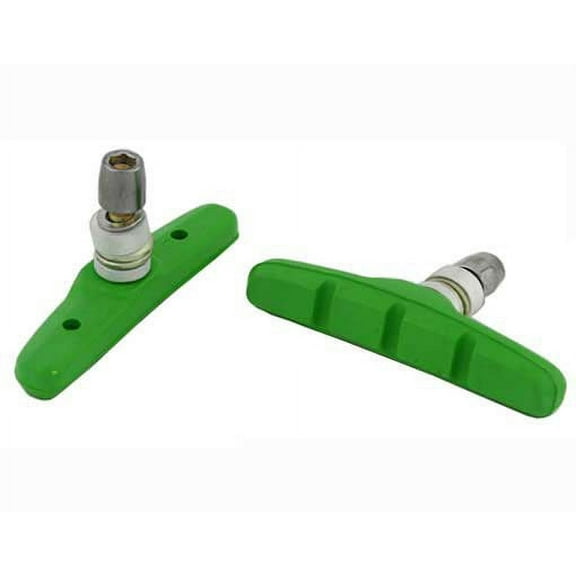 70mm Brake Shoes W/Nut Green. for bicycle brake part, bike brake shoe