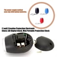 thumbnail image 4 of LED Projection Alarm Clock Including Flashlight and Keychain Rope for Portable, 4 of 11