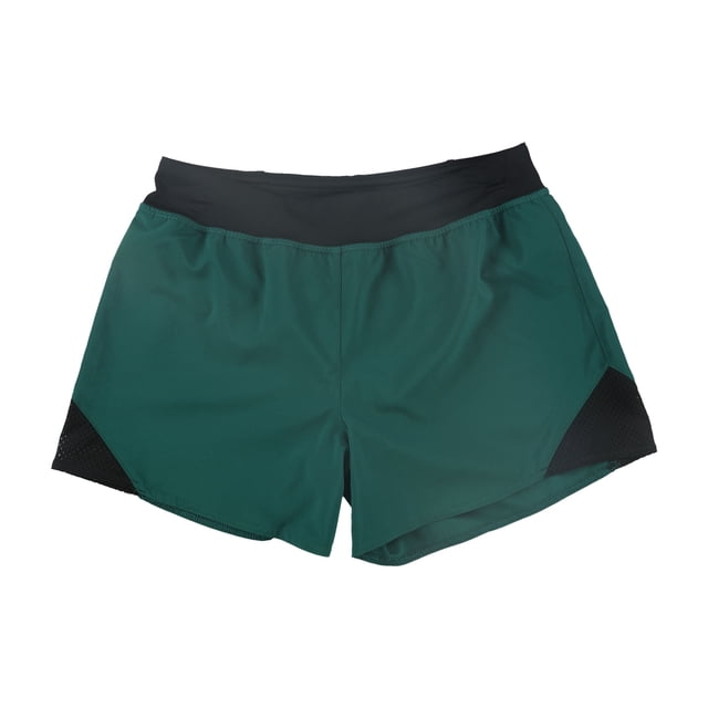 Reebok Womens WOR Knit Woven Athletic Workout Shorts green XL
