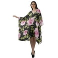thumbnail image 3 of Moomaya Georgette Ladies Kaftan Holiday Loungewear Midi Dress Beach Coverup, 3 of 6