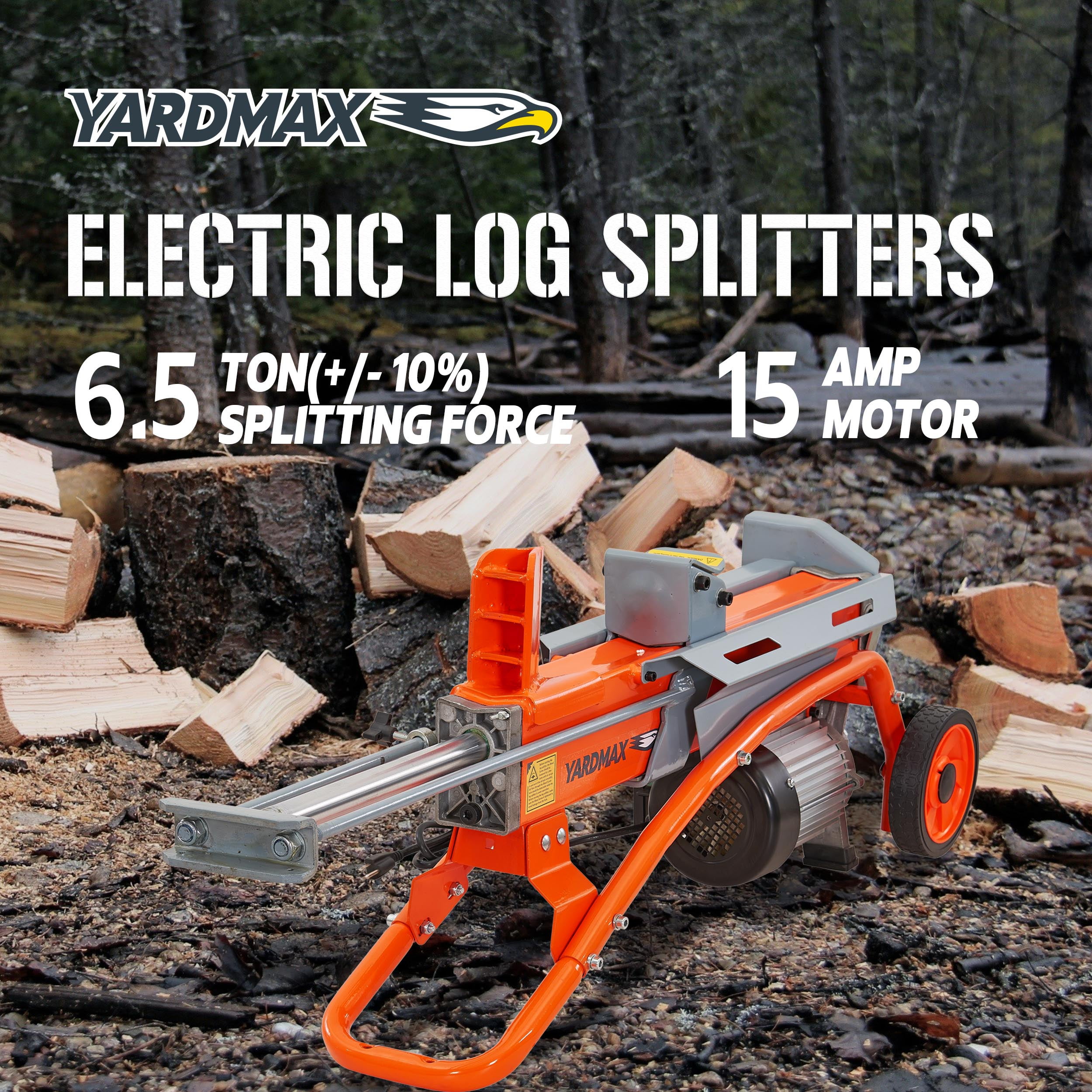 6.5-Ton Electric Log Splitter