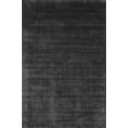 thumbnail image 2 of Hauteloom Flat Wool Living Room, Bedroom Area Rug - Solid & Border - Gray, Black - 5' x 7'6", 2 of 12