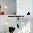 thumbnail image 4 of UPOUART Acrylic Dry Erase Board for Home Weekly Planning Transparent Erasable Memo Writing Board, 4 of 8